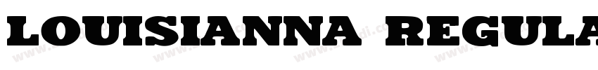 Louisianna Regular字体转换